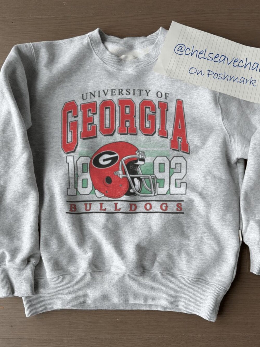 Vintage University of Georgia Bulldogs Football Sweatshirt, NCAA Unisex Shirt